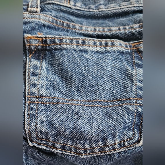 Levis Strauss Signature Authentic Loose Fit Blue Jeans Size 14 Regular - Picture 8 of 11